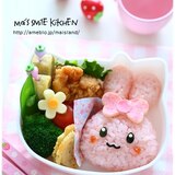 キャラ弁＊マザーガーデン♡うさももちゃん♪